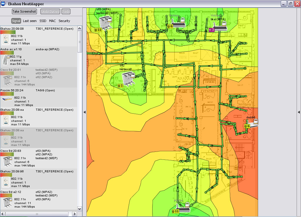 ekahau site survey